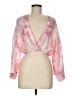 Zara Pink Long Sleeve Blouse Size M - photo 1