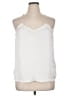 Nine West 100% Polyester White Sleeveless Blouse Size XL - photo 1