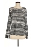 Bass 100% Rayon Gray Long Sleeve Blouse Size M - photo 1