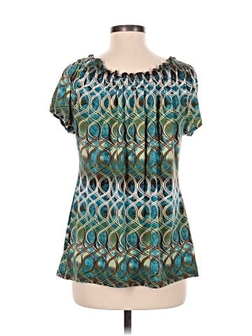 Claudia Richard Short Sleeve Blouse (view 2)