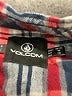 Volcom Plaid Red Long Sleeve Button-Down Shirt Size 12 - photo 7