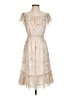Tommy Hilfiger 100% Polyester Paisley Tan Cocktail Dress Size P (petite) - photo 1