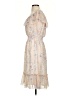 Tommy Hilfiger 100% Polyester Paisley Tan Cocktail Dress Size P (petite) - photo 5