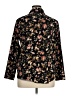 Chaps 100% Cotton Floral Black Long Sleeve Button-Down Shirt Size 0X - photo 2