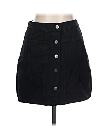 Zara TRF Denim Skirt (view 1)