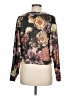 Altar'd State Floral Metallic Brown Long Sleeve Turtleneck Size M - photo 2