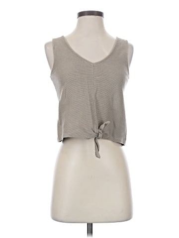 Madewell Texture &amp; Thread Tie-Front Tank Top (view 1)