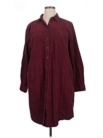 Lands' End 3/4 Sleeve Button-Down Shirt (view 1)