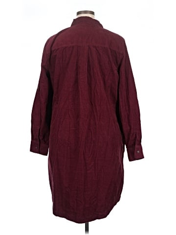 Lands' End 3/4 Sleeve Button-Down Shirt (view 2)