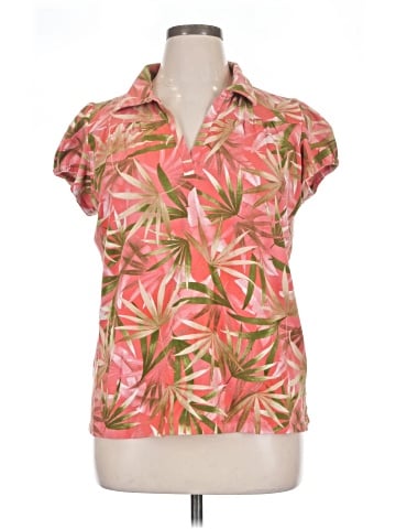 Caribbean Joe Short Sleeve Blouse (view 1)