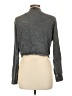 LA Made 100% Rayon Gray Cardigan Size L - photo 2