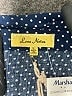 Love Notes 100% Rayon Polka Dots Blue Short Sleeve Blouse Size L - photo 7