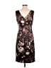 Donna Ricco Camo Brown Cocktail Dress Size 6 - photo 2