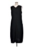 Halogen 100% Polyester Solid Black Casual Dress Size 1X - photo 2