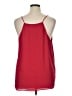 Ann Taylor LOFT 100% Polyester Red Sleeveless Blouse Size XL - photo 2