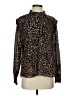 Jonathan Simkhai 100% Polyester Animal Print Brown Long Sleeve Blouse Size S - photo 1
