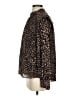 Jonathan Simkhai 100% Polyester Animal Print Brown Long Sleeve Blouse Size S - photo 5