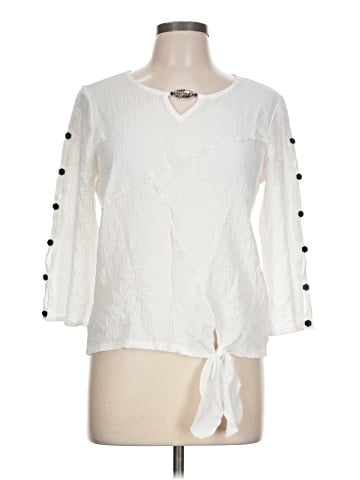 Alfred Dunner 3/4 Sleeve Blouse (view 1)