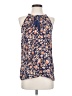 Lucy & Laurel 100% Polyester Blue Sleeveless Blouse Size XS - photo 1