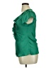 Sunny Leigh 100% Polyester Green Short Sleeve Blouse Size XL - photo 5