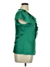 Sunny Leigh 100% Polyester Green Short Sleeve Blouse Size XL - photo 4