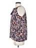Lucy & Laurel 100% Polyester Blue Sleeveless Blouse Size XS - photo 5