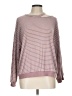 Sophie Rue Stripes Burgundy Pullover Sweater Size L - photo 1
