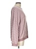 Sophie Rue Stripes Burgundy Pullover Sweater Size L - photo 4