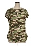 No Comment Camo Green Short Sleeve Top Size 1X - photo 1
