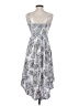 Final Touch 100% Rayon Paisley Gray Casual Dress Size S - photo 2