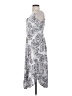 Final Touch 100% Rayon Paisley Gray Casual Dress Size S - photo 5