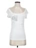 Bebe White Short Sleeve T-Shirt Size S (petite) - photo 1
