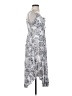 Final Touch 100% Rayon Paisley Gray Casual Dress Size S - photo 4