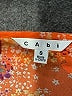 CAbi 100% Polyester Orange Sleeveless Blouse Size S - photo 7