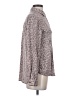 Maurices Animal Print Gray Long Sleeve Blouse Size S - photo 4