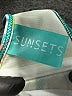 Sunsets Tropical Green Swimsuit Top Size S - photo 3