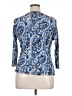 Relativity 100% Nylon Blue 3/4 Sleeve Top Size 1X - photo 2