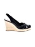 Via Spiga 100% Leather Black Wedges Size 9 1/2 - photo 1