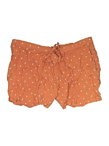 Madewell Drapey Pull-On Shorts in Polka Dot (view 1)