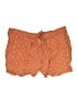 Madewell 100% Viscose Polka Dots Orange Shorts Size XL - photo 1