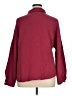 Automet 100% Rayon Houndstooth Burgundy Long Sleeve Button-Down Shirt Size XL - photo 2