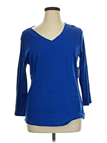 Anne Klein Sport 3/4 Sleeve T-Shirt (view 1)