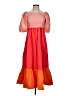 Rhode Color Block Orange Casual Dress Size S - photo 1