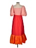 Rhode Color Block Orange Casual Dress Size S - photo 2