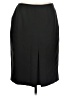 Anne Klein 100% Polyester Solid Black Formal Skirt Size 10 - photo 1