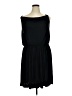 Apt. 9 Solid Black Casual Dress Size XL - photo 1