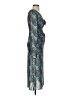 BCBGeneration Print Blue Casual Dress Size S - photo 4