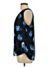 Banana Republic 100% Polyester Blue Sleeveless Blouse Size L - photo 5