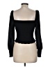 Gianni Bini Black Long Sleeve Top Size M - photo 2