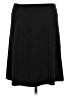 Eddie Bauer Solid Black Casual Skirt Size L - photo 1
